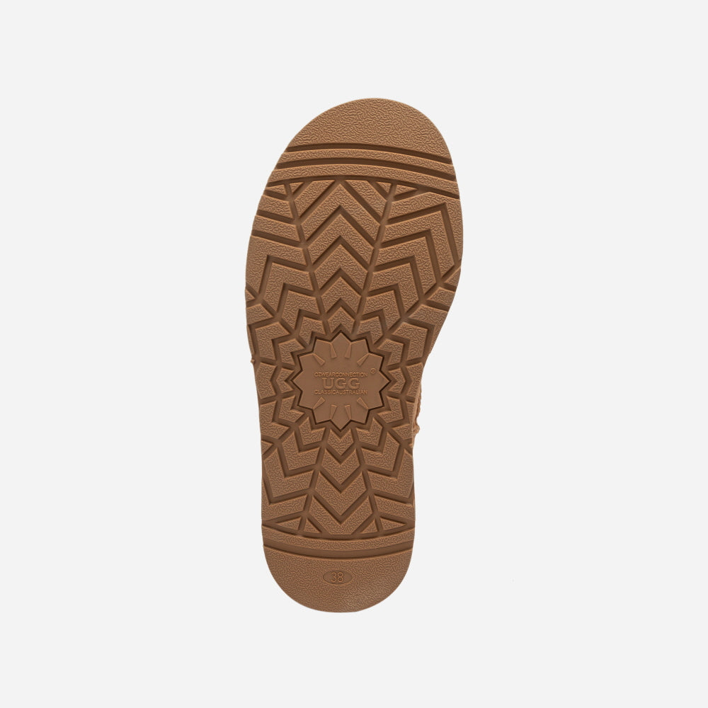 CLASSIC PLATFORM KNIT LOGO MATELASSÉ ULTRA MINI BOOT OZWEAR UGG OB658PLM