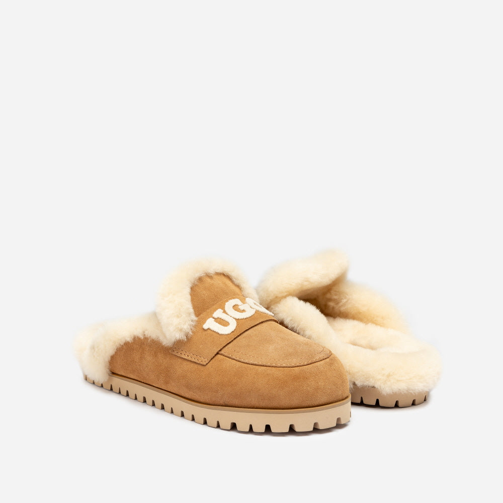 PRIYA KNIT LOGO SHEARLING SLIPPER OZWEAR UGG OB982