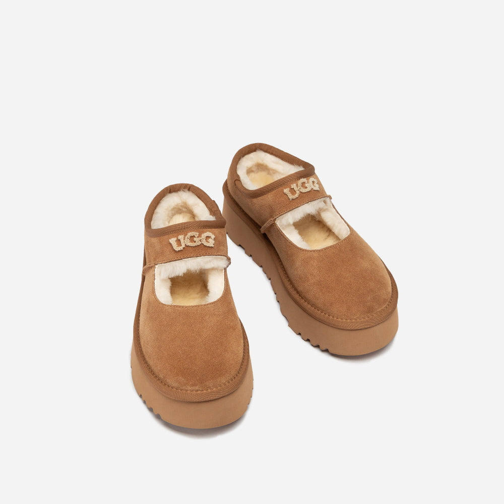 MARY JANE EMB LOGO PLATFORM OZWEAR UGG OB1000