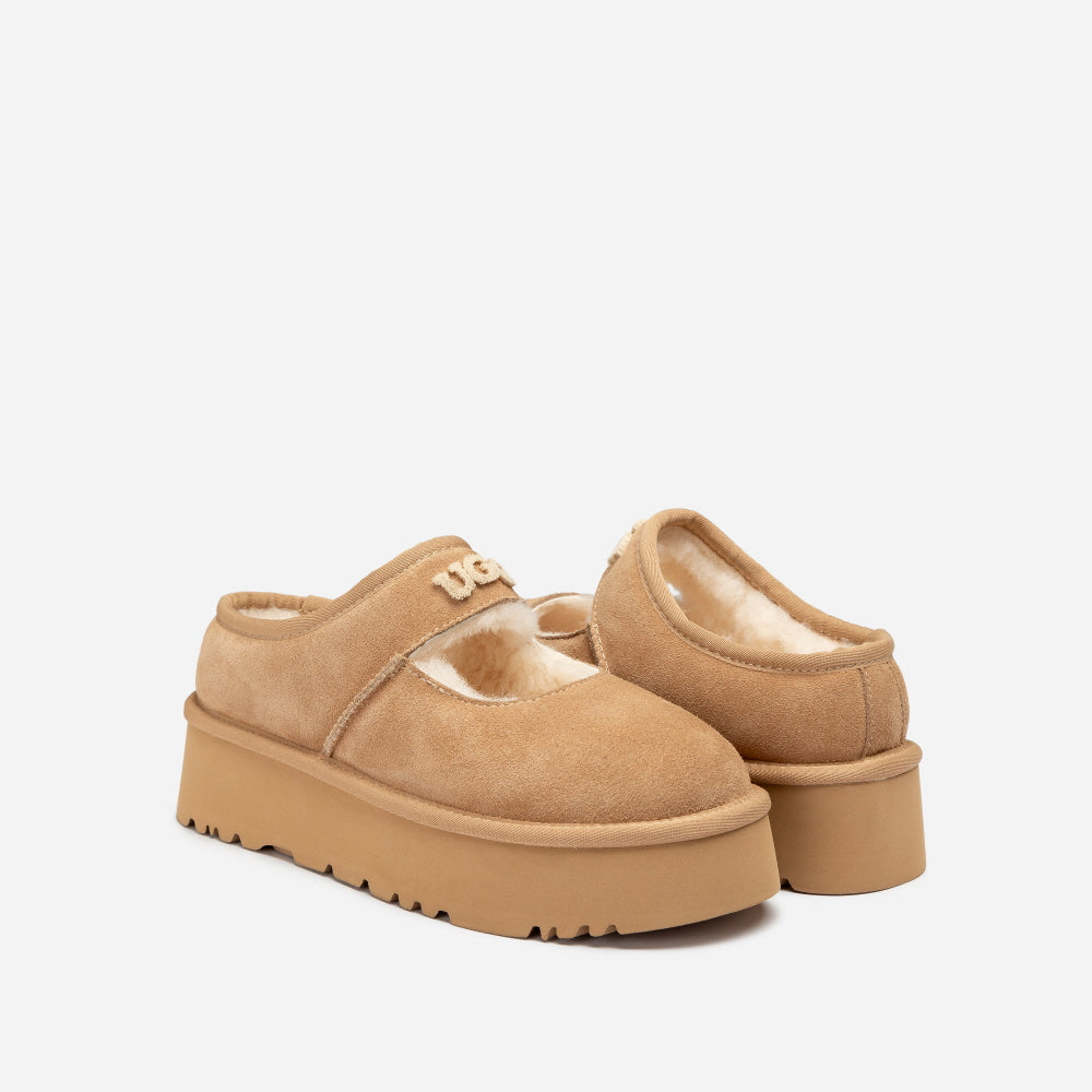 MARY JANE EMB LOGO PLATFORM OZWEAR UGG OB1000