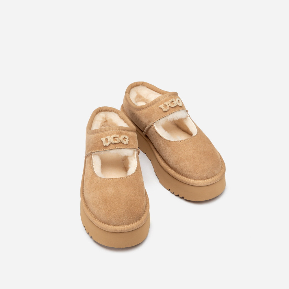 MARY JANE EMB LOGO PLATFORM OZWEAR UGG OB1000