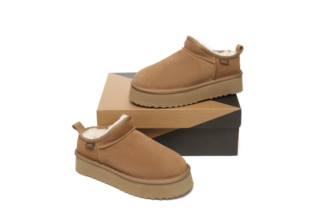 NANO CLASSIC PLATFORM ANKLE MINI BOOTS ASUGG AS3090