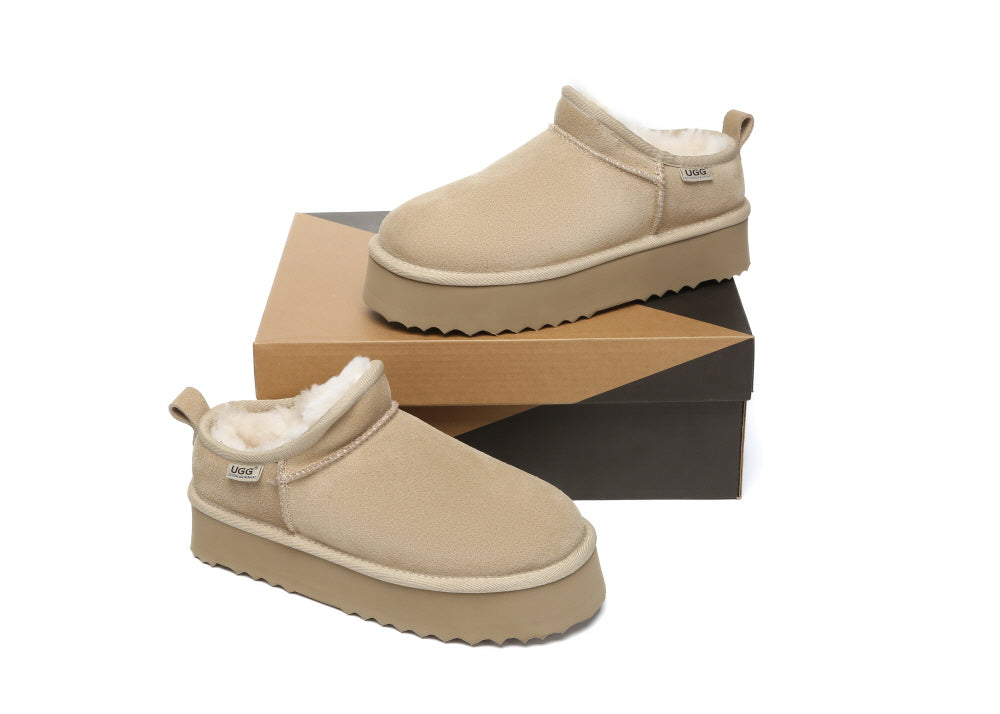 NANO CLASSIC PLATFORM ANKLE MINI BOOTS ASUGG AS3090