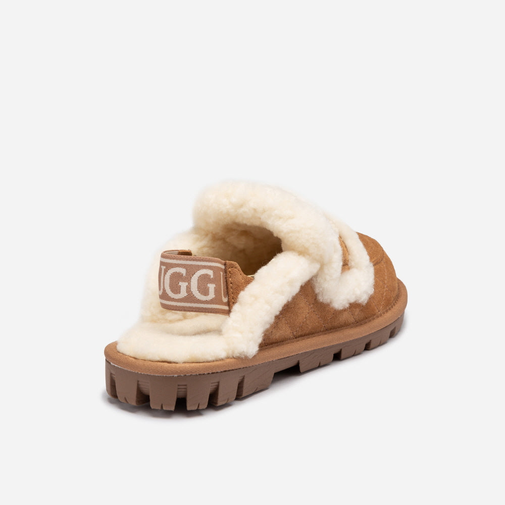 VIOLET MATELASSÉ SHEARLING SLIPPER(DETACHABLE FEATURE) OZWEAR UGG OB938MD