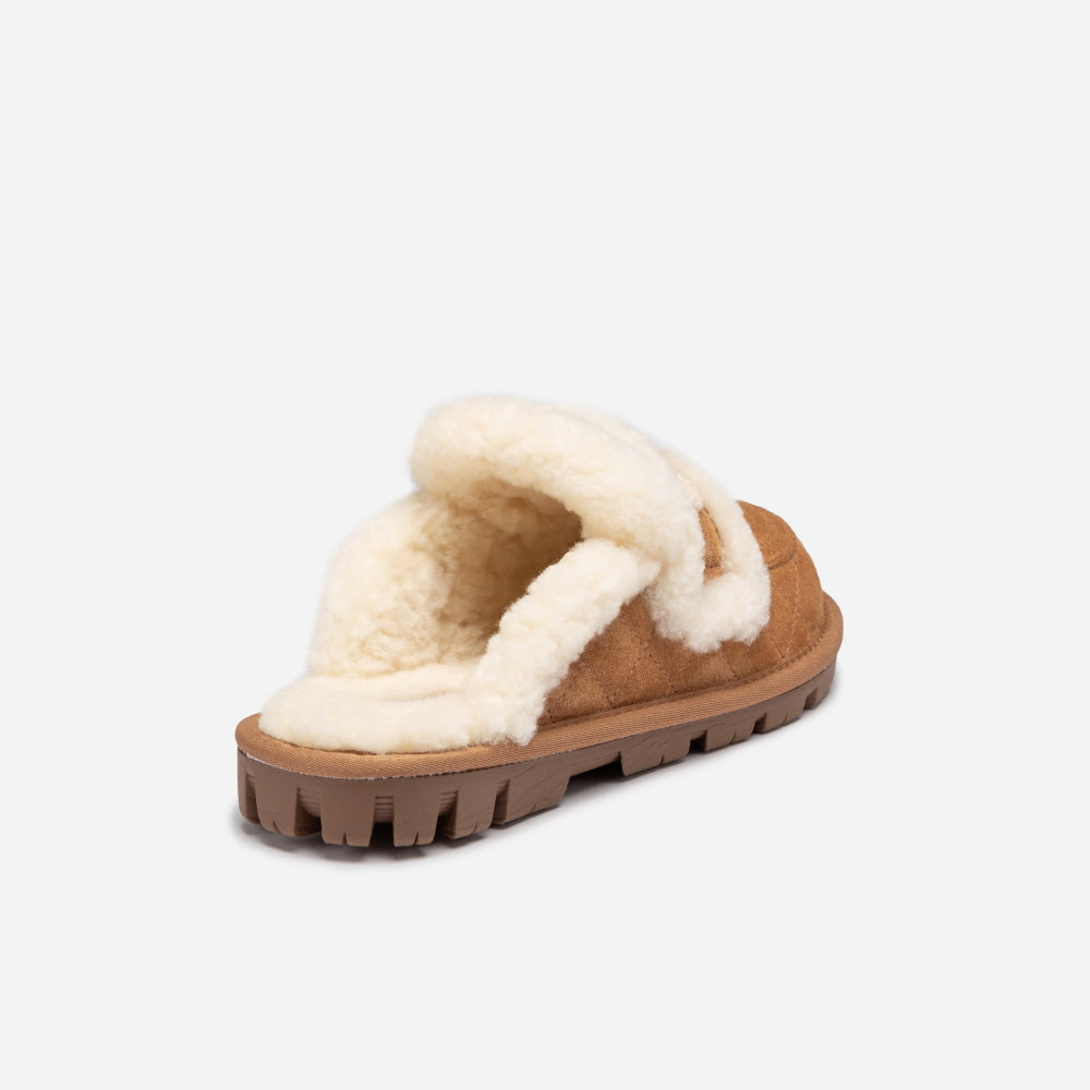 VIOLET MATELASSÉ SHEARLING SLIPPER(DETACHABLE FEATURE) OZWEAR UGG OB938MD