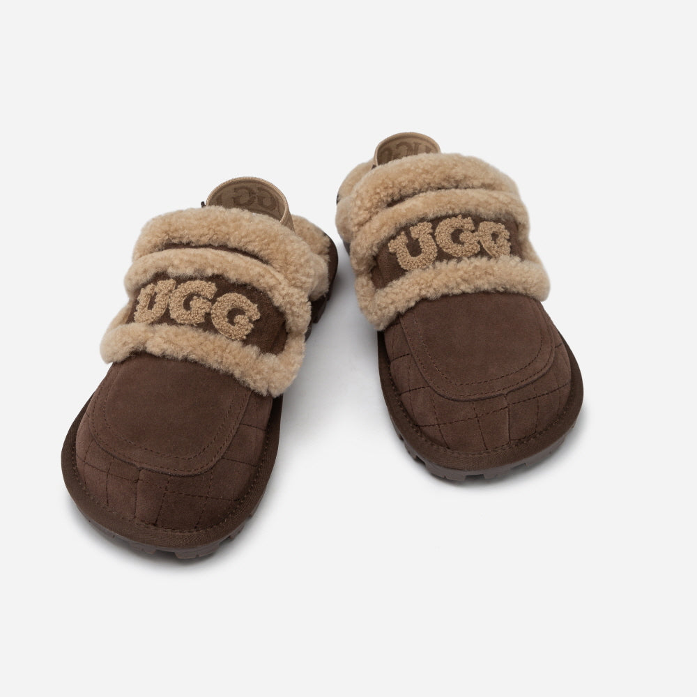 VIOLET MATELASSÉ SHEARLING SLIPPER(DETACHABLE FEATURE) OZWEAR UGG OB938MD