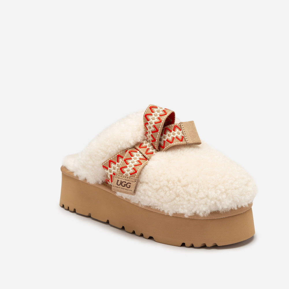 CEMILA SHEARLING PLATFORM SLIPPER OZWEAR UGG OB955