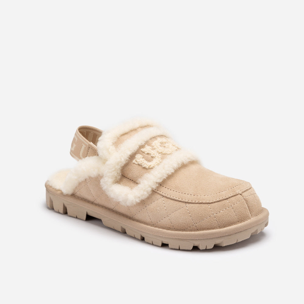 VIOLET MATELASSÉ SHEARLING SLIPPER(DETACHABLE FEATURE) OZWEAR UGG OB938MD