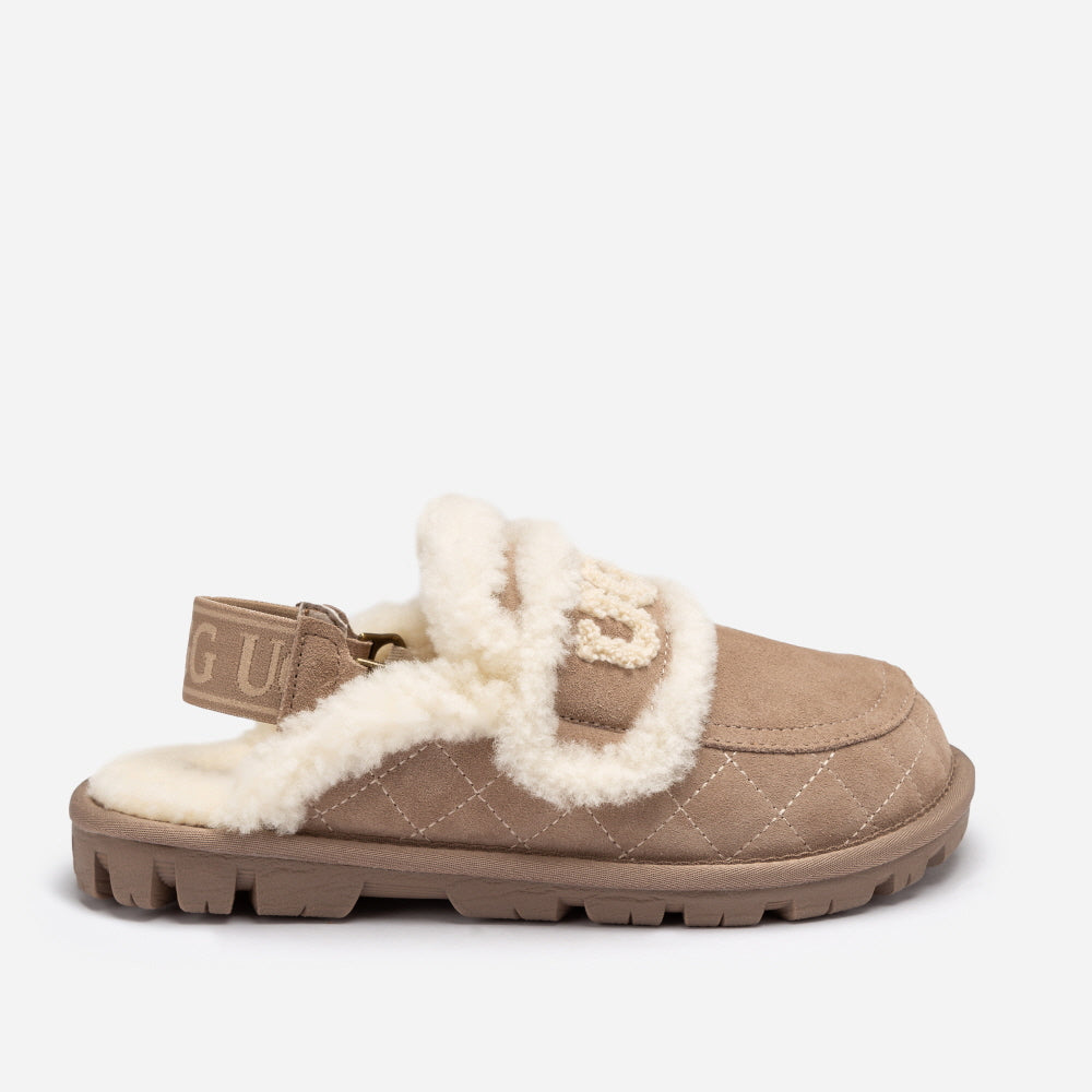 VIOLET MATELASSÉ SHEARLING SLIPPER(DETACHABLE FEATURE) OZWEAR UGG OB938MD