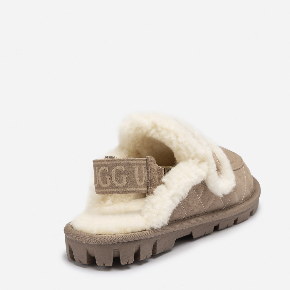 VIOLET MATELASSÉ SHEARLING SLIPPER(DETACHABLE FEATURE) OZWEAR UGG OB938MD