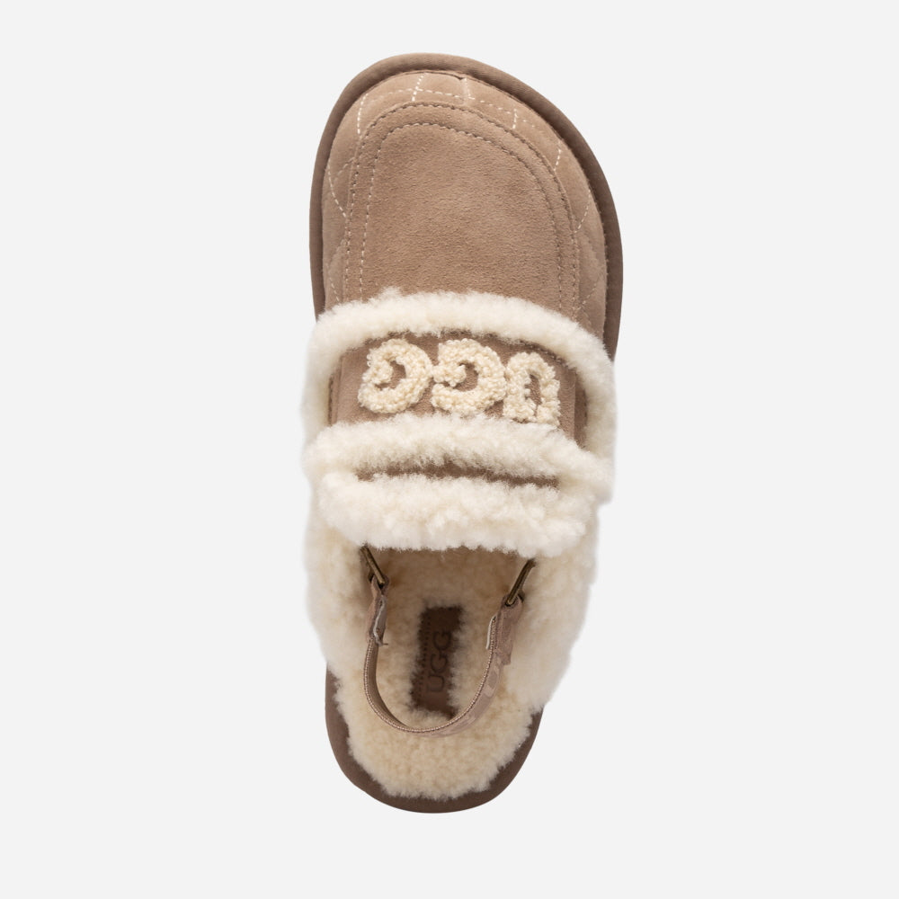 VIOLET MATELASSÉ SHEARLING SLIPPER(DETACHABLE FEATURE) OZWEAR UGG OB938MD
