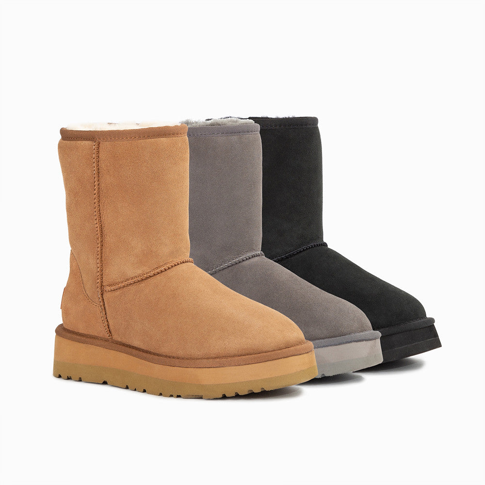 CLASSIC SHORT PLATFORM BOOTS(4CM) OZWEAR UGG