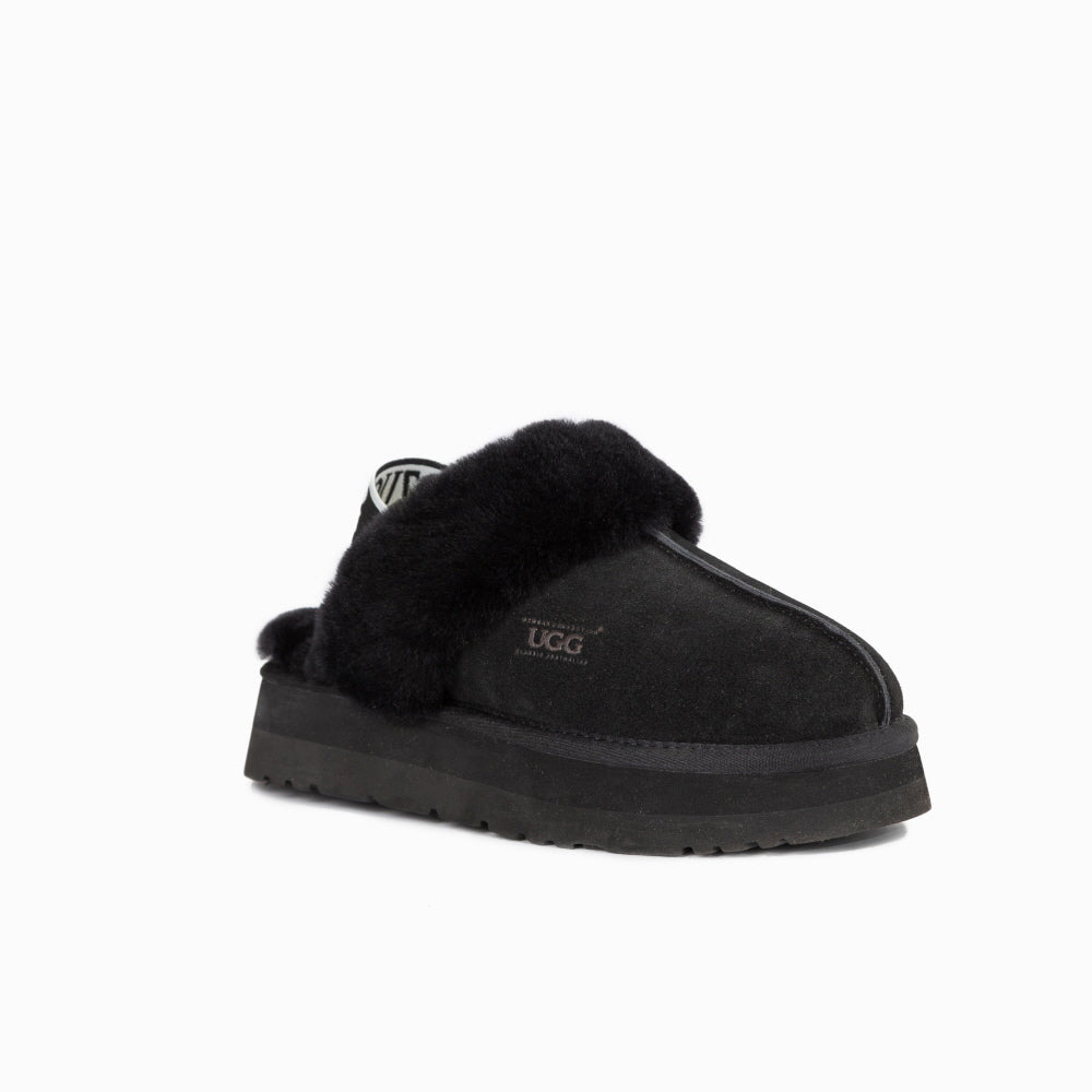PLATFORM SLIPPER(ELASTIC BACKSTRAP) OZWEAR UGG
