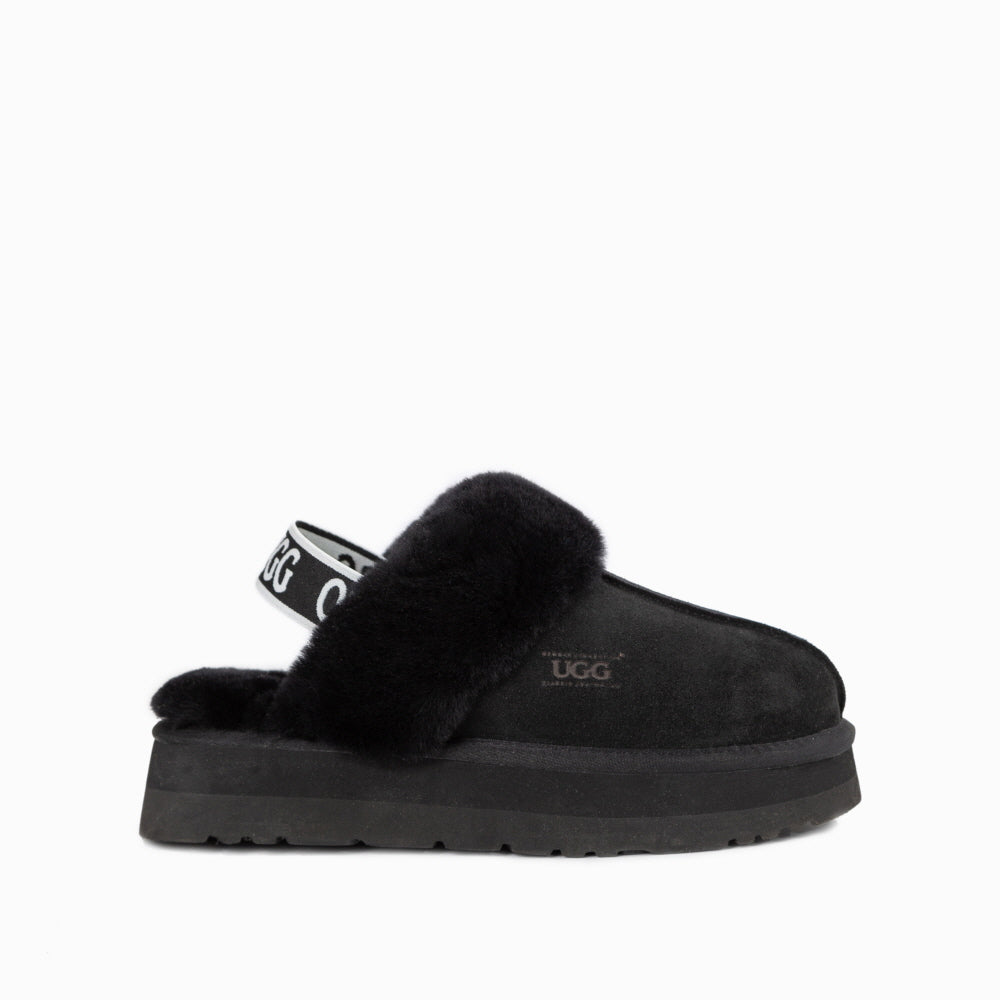 PLATFORM SLIPPER(ELASTIC BACKSTRAP) OZWEAR UGG