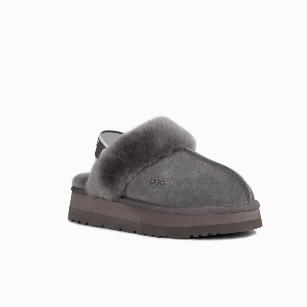 PLATFORM SLIPPER(ELASTIC BACKSTRAP) OZWEAR UGG