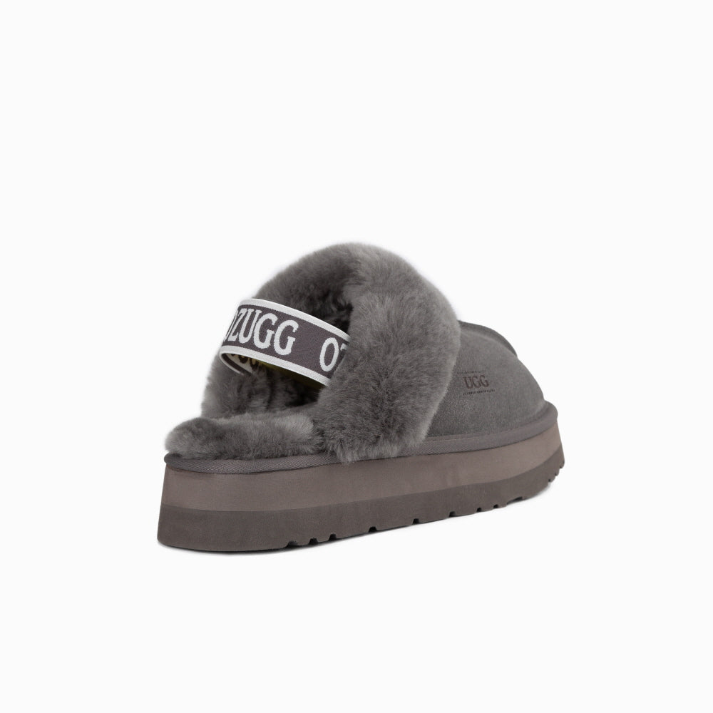 PLATFORM SLIPPER(ELASTIC BACKSTRAP) OZWEAR UGG