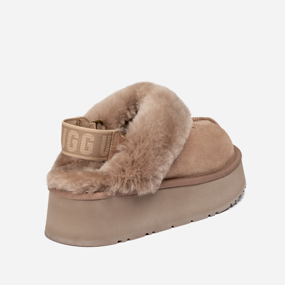 COQUETTE PLATFORM SLIPPER (ELASTIC LOGO & WOOL STRAP) OZWEAR UGG OB114CPD