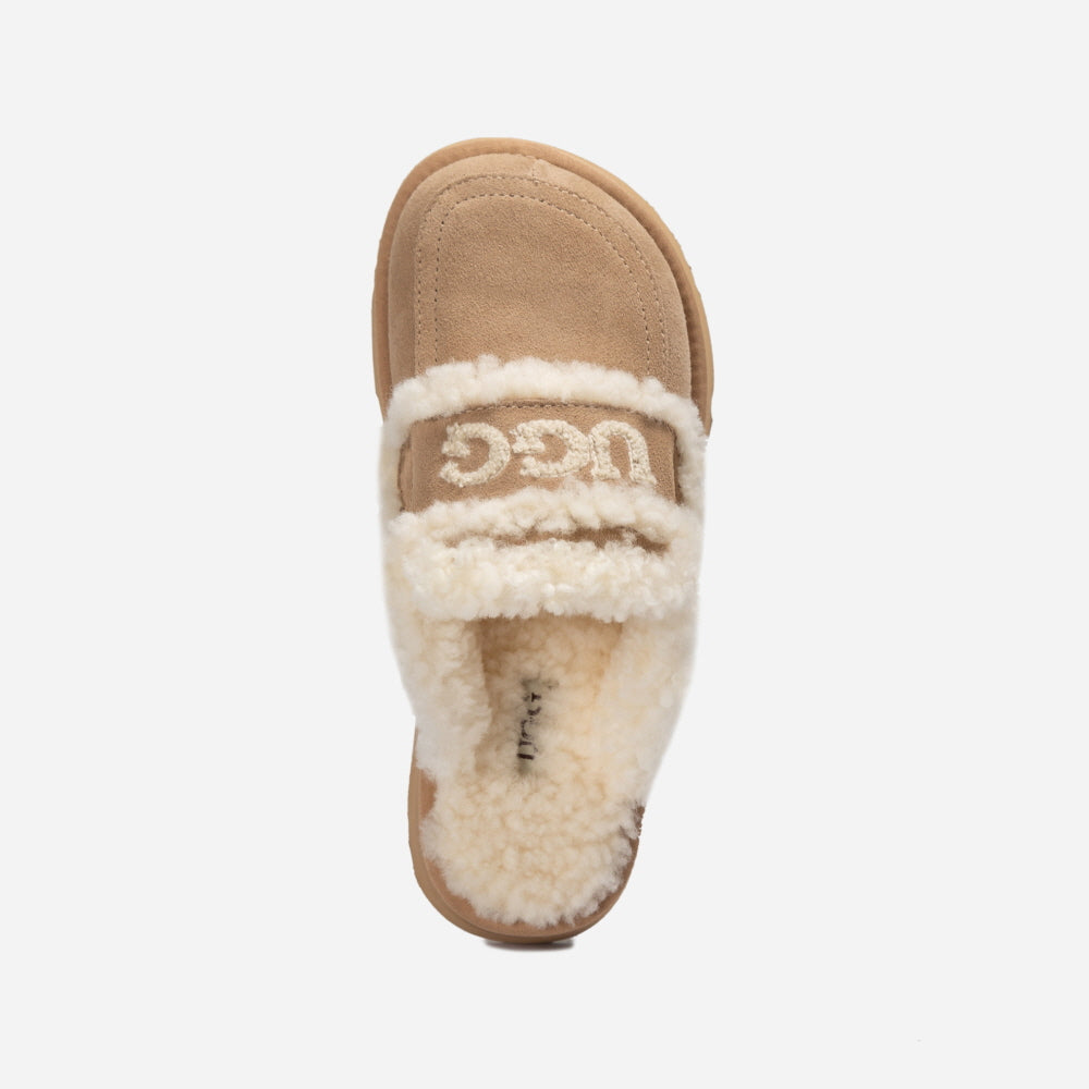 VIOLET SHEARLING PLATFORM SLIPPER OZWEAR UGG