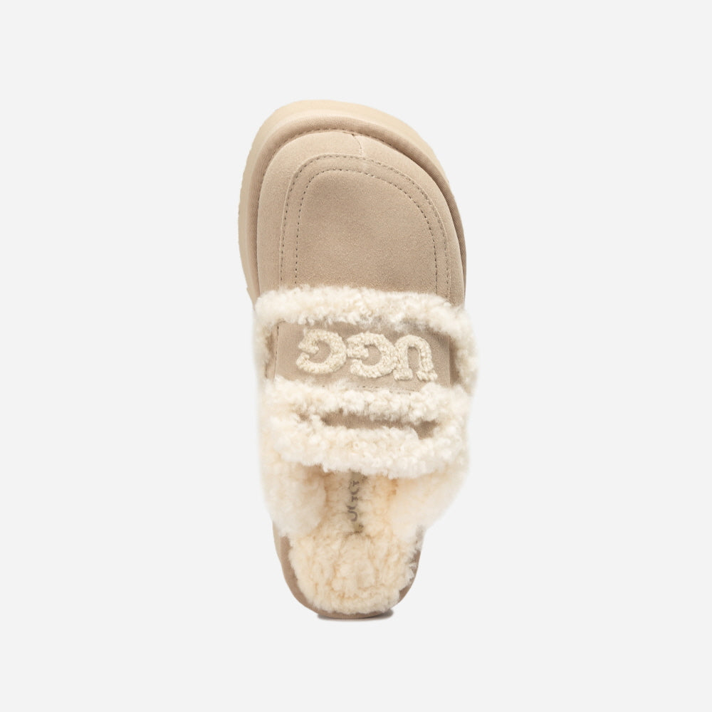 VIOLET SHEARLING PLATFORM SLIPPER OZWEAR UGG