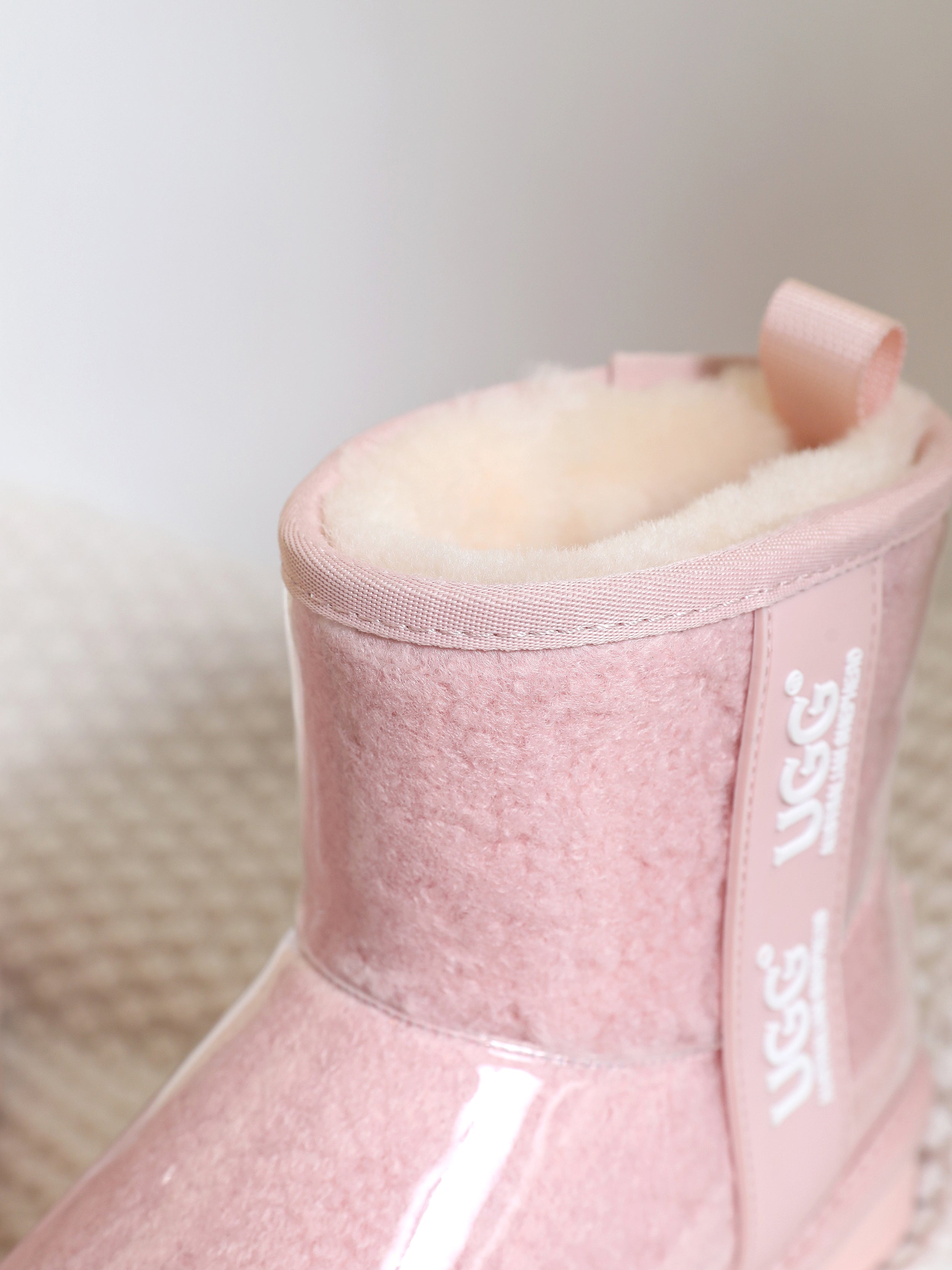 CLEAR COATED BOOTS ASUGG