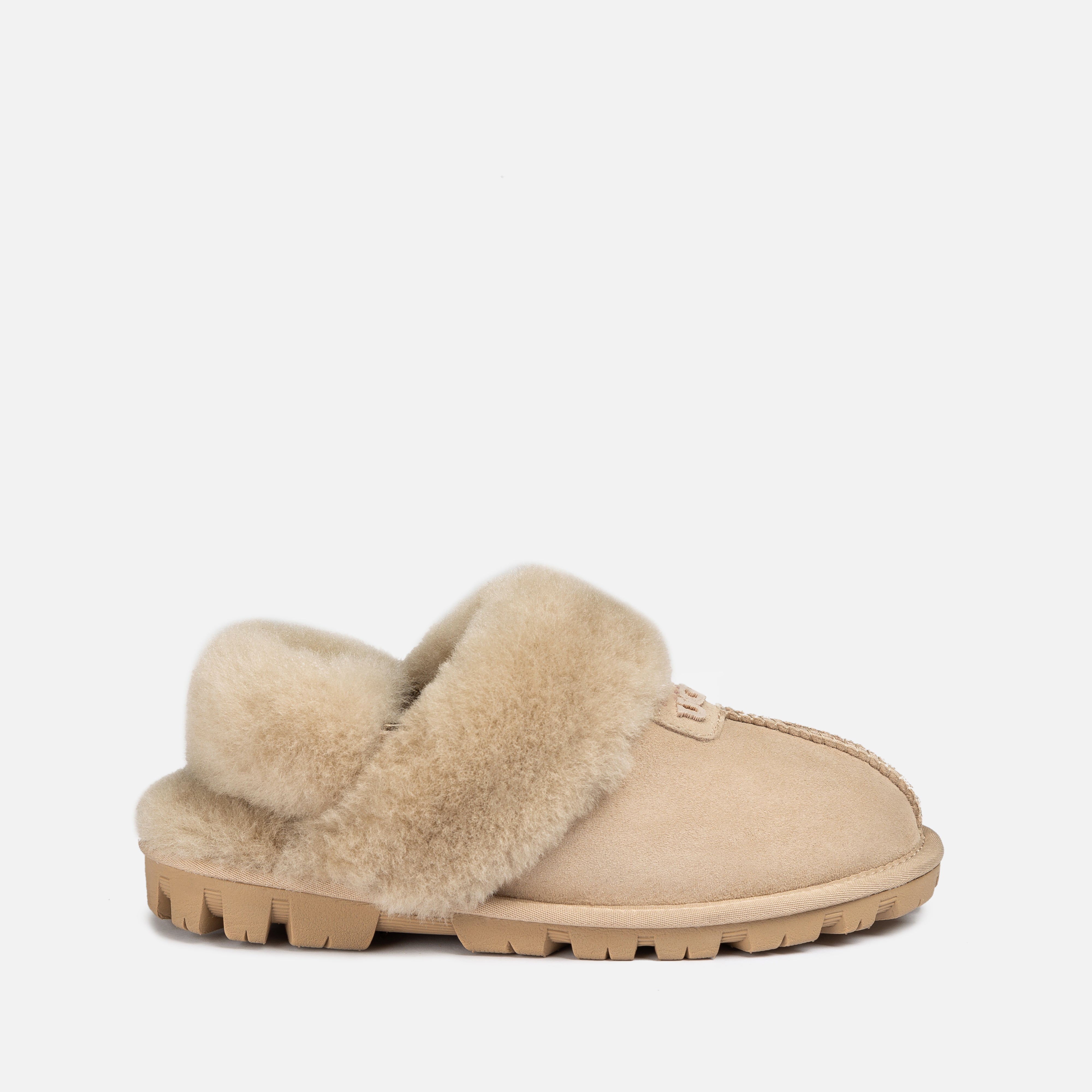 COQUETTE EMB LOGO SLIPPER (ELASTIC LOGO & WOOL STRAP) OZWEAR UGG OB114DE