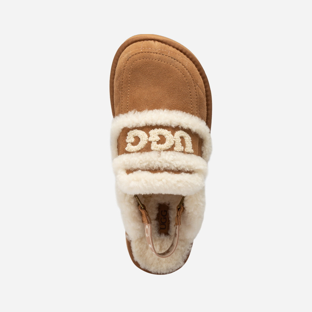 VIOLET MATELASSÉ SHEARLING PLATFORM SLIPPER(DETACHABLE  FEATURE) OZWEAR UGG OB938PMD