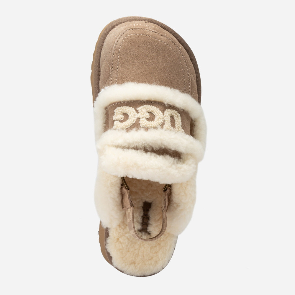 VIOLET MATELASSÉ SHEARLING PLATFORM SLIPPER(DETACHABLE  FEATURE) OZWEAR UGG OB938PMD
