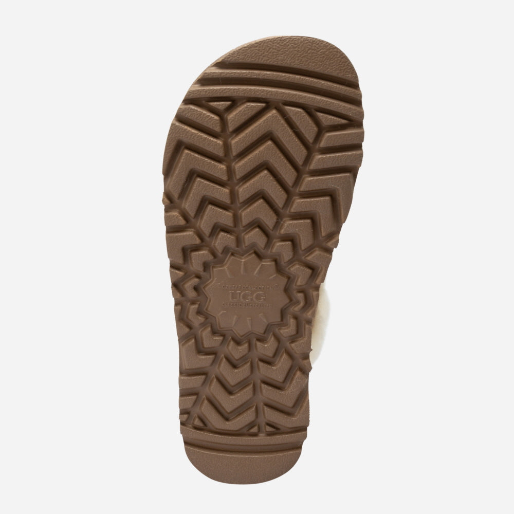 VIOLET MATELASSÉ SHEARLING PLATFORM SLIPPER(DETACHABLE  FEATURE) OZWEAR UGG OB938PMD