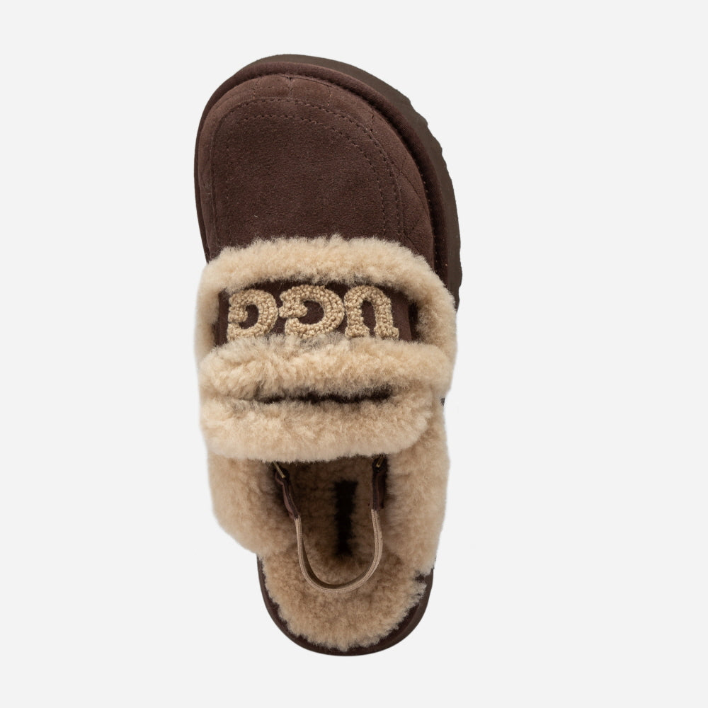 VIOLET MATELASSÉ SHEARLING PLATFORM SLIPPER(DETACHABLE  FEATURE) OZWEAR UGG OB938PMD