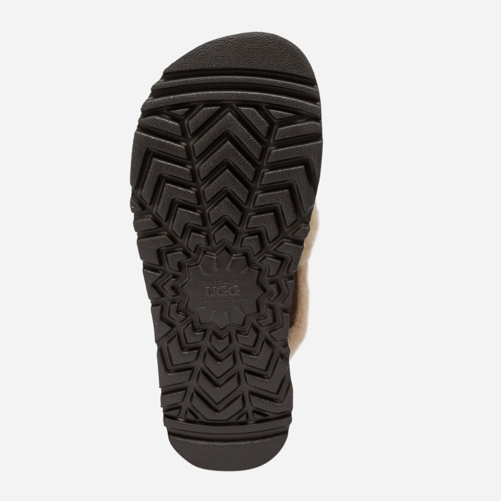 VIOLET MATELASSÉ SHEARLING PLATFORM SLIPPER(DETACHABLE  FEATURE) OZWEAR UGG OB938PMD