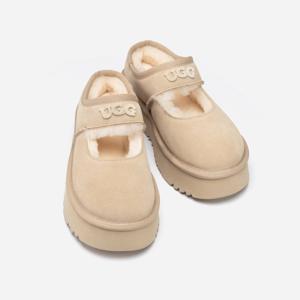 MARY JANE EMB LOGO PLATFORM OZWEAR UGG OB1000