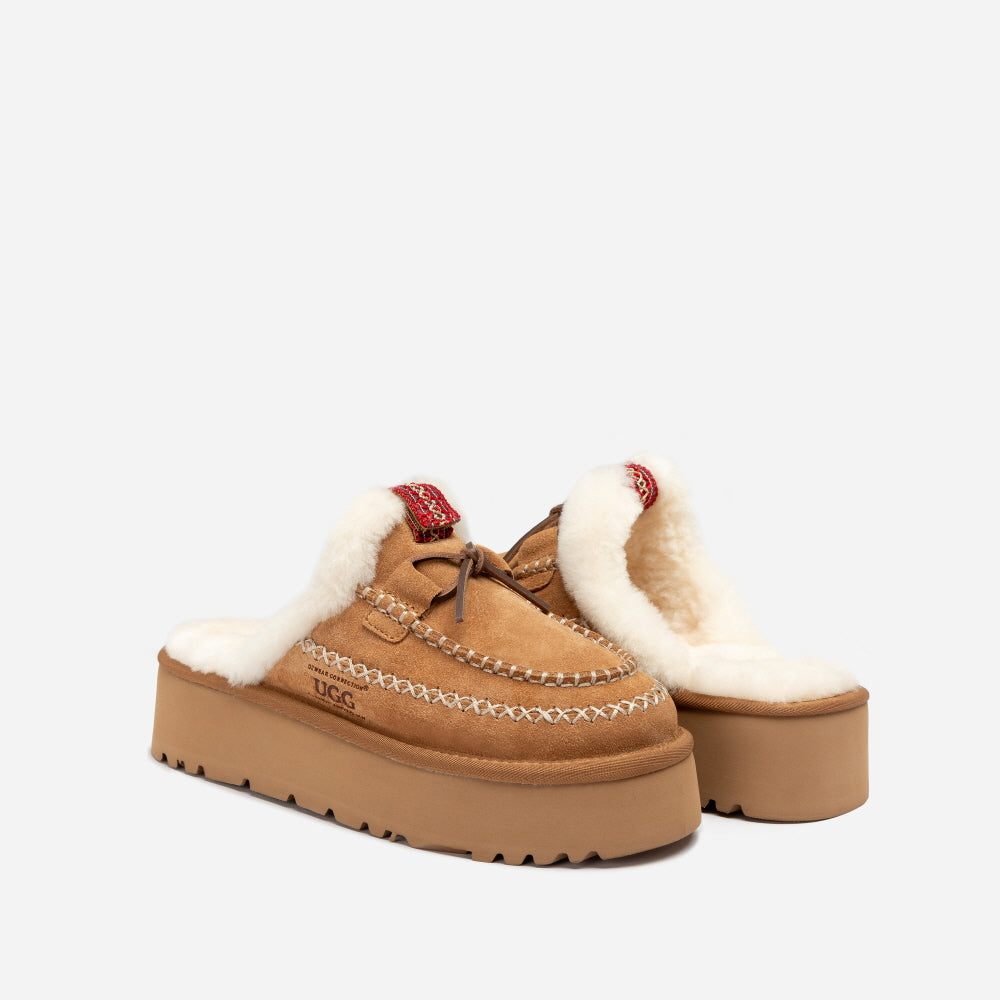 LETITIA PLATFORM SLIPPER (REPLACEABLE DECORATION) OZWEAR UGG OB944