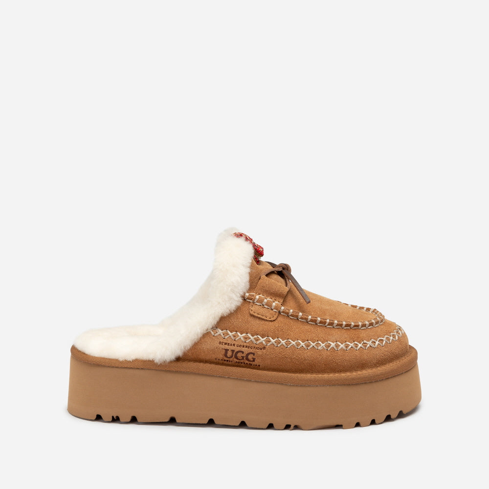 LETITIA PLATFORM SLIPPER (REPLACEABLE DECORATION) OZWEAR UGG OB944
