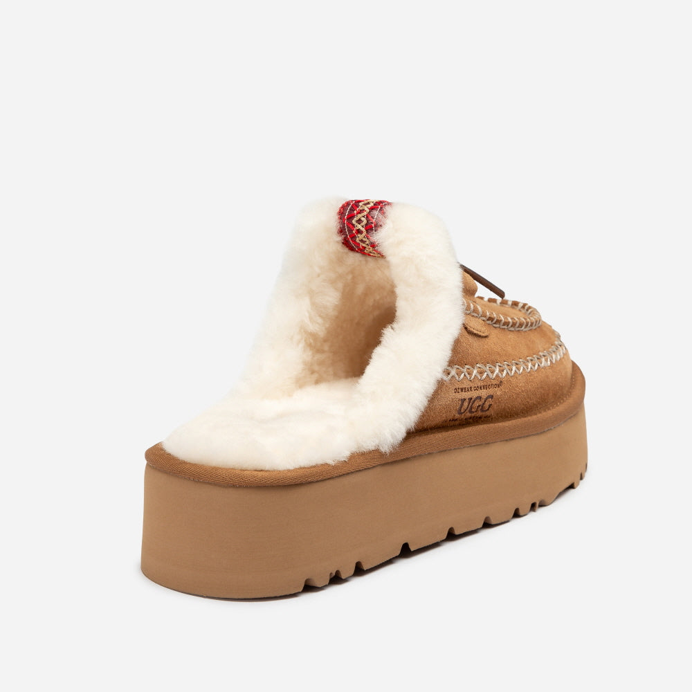 LETITIA PLATFORM SLIPPER (REPLACEABLE DECORATION) OZWEAR UGG OB944