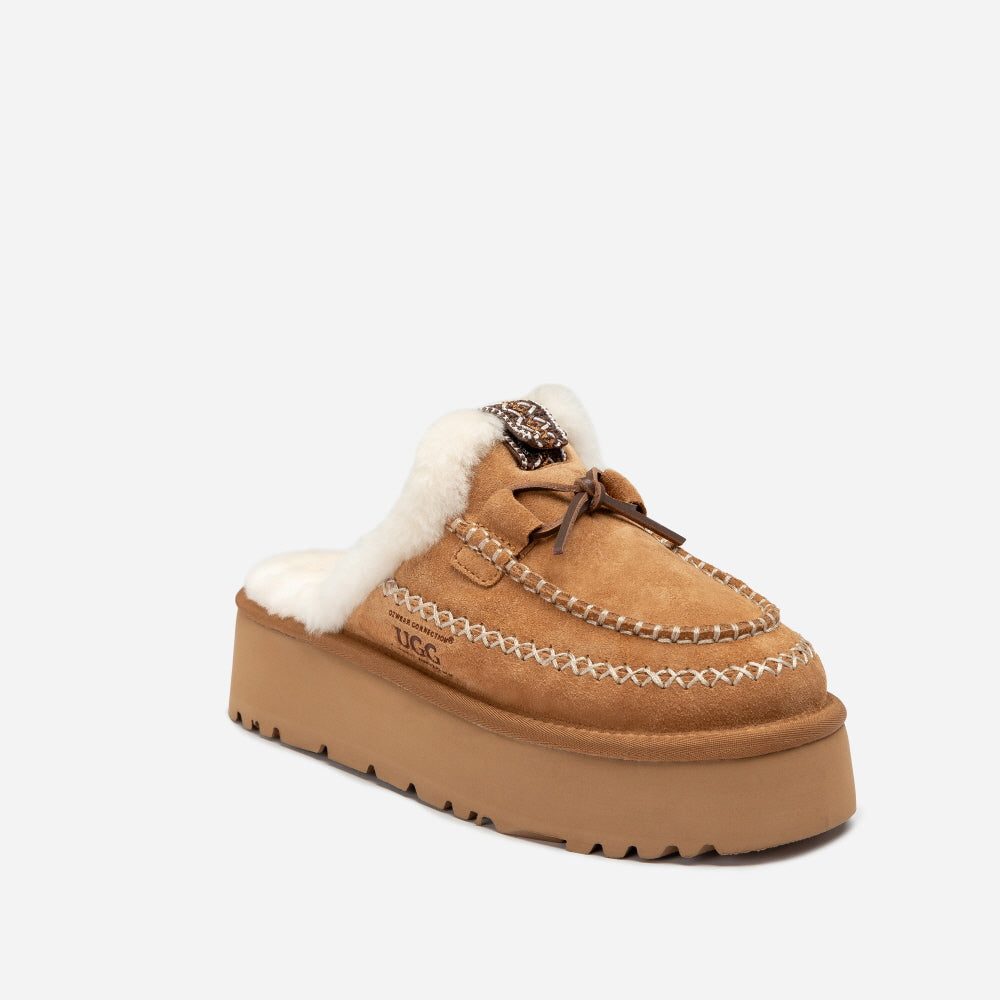 LETITIA PLATFORM SLIPPER (REPLACEABLE DECORATION) OZWEAR UGG OB944