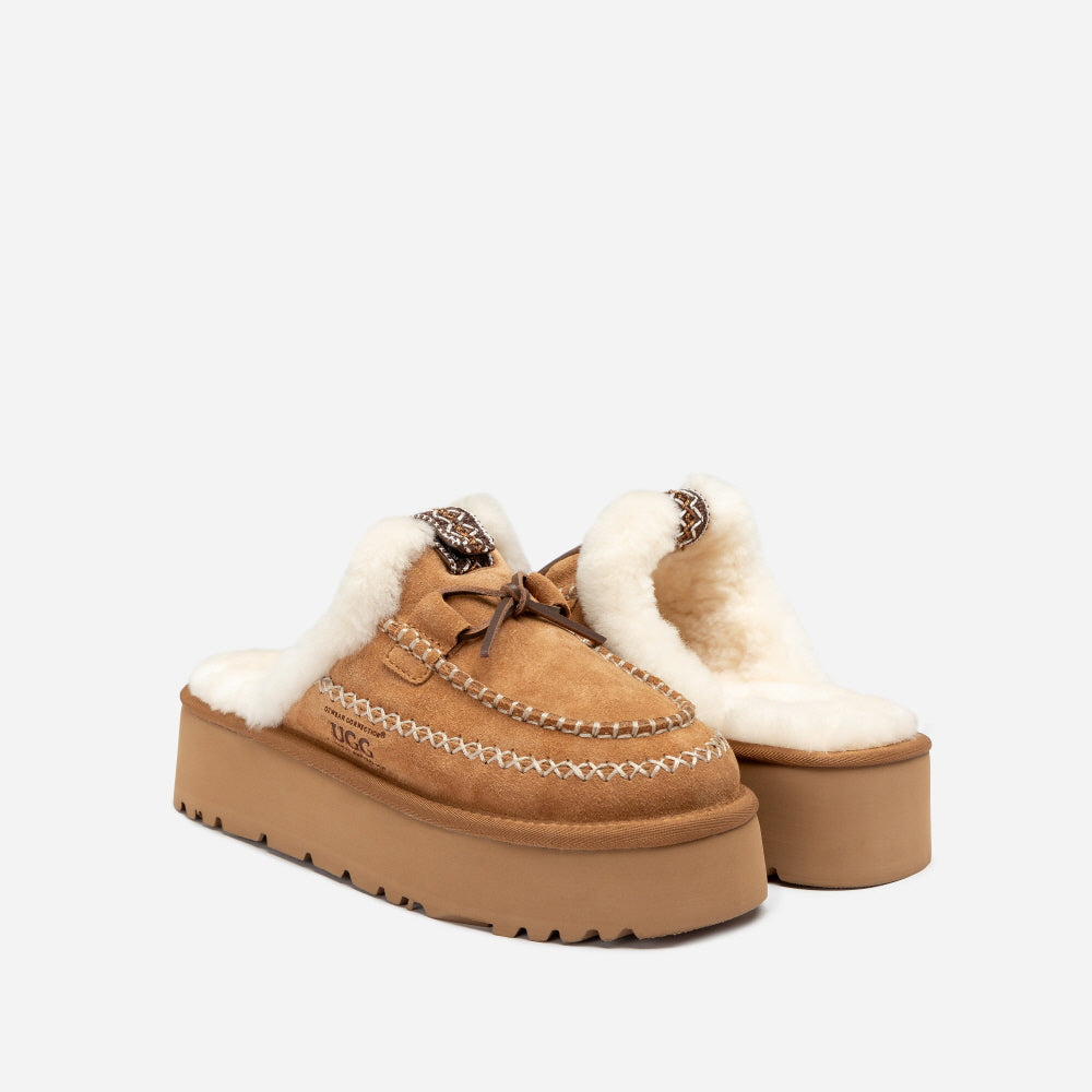 LETITIA PLATFORM SLIPPER (REPLACEABLE DECORATION) OZWEAR UGG OB944