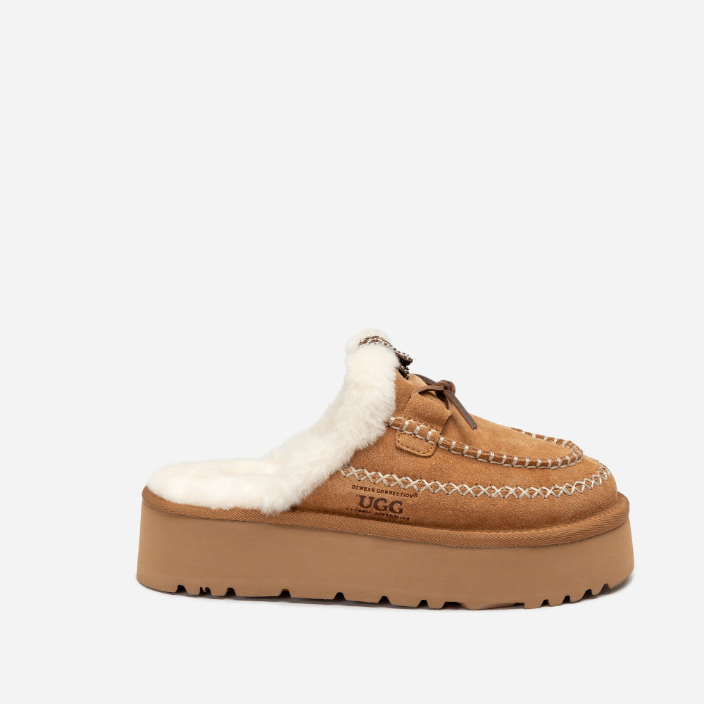 LETITIA PLATFORM SLIPPER (REPLACEABLE DECORATION) OZWEAR UGG OB944
