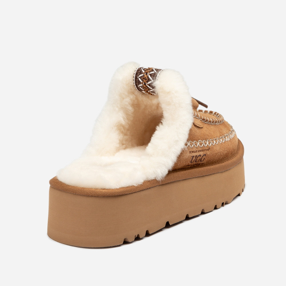 LETITIA PLATFORM SLIPPER (REPLACEABLE DECORATION) OZWEAR UGG OB944