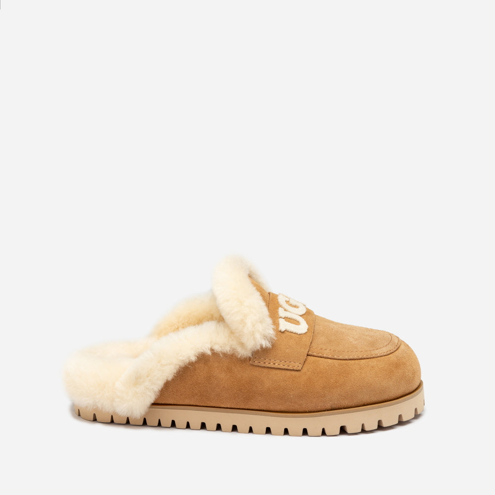 PRIYA KNIT LOGO SHEARLING SLIPPER OZWEAR UGG OB982