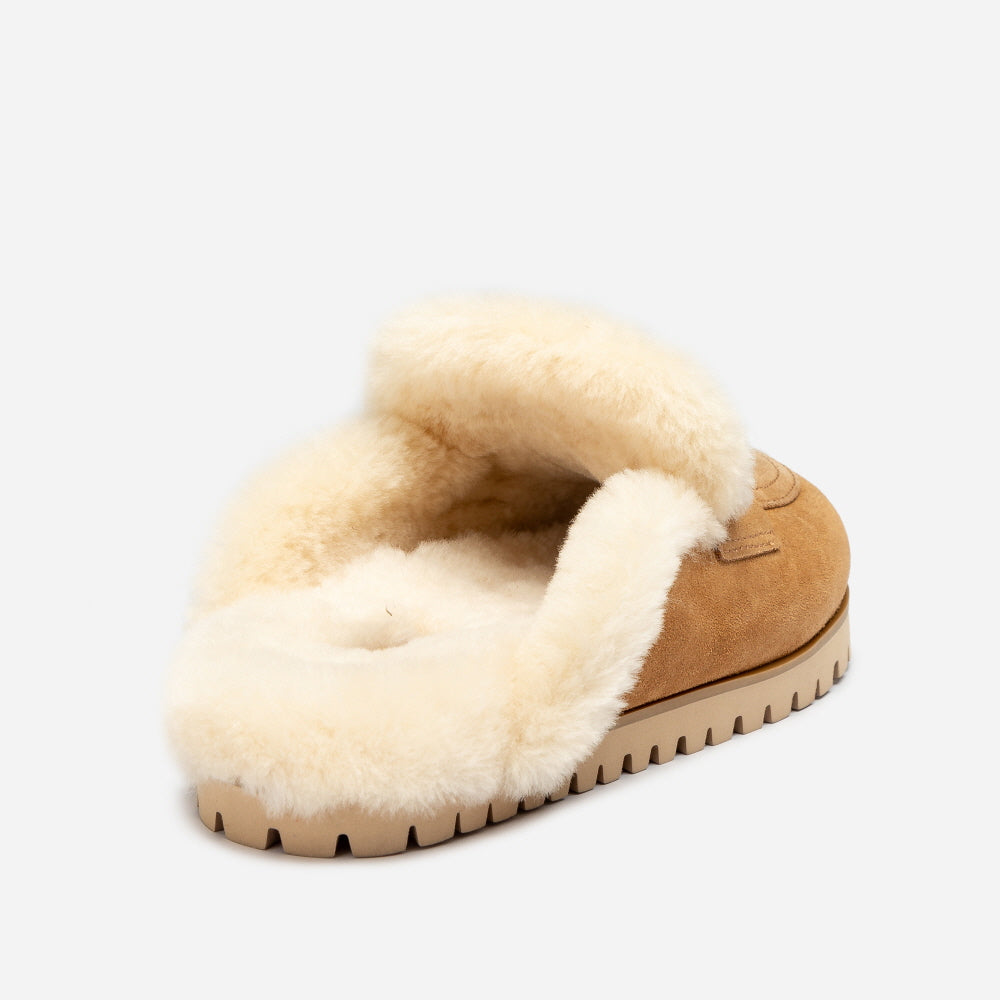 PRIYA KNIT LOGO SHEARLING SLIPPER OZWEAR UGG OB982