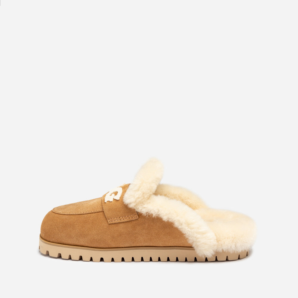 PRIYA KNIT LOGO SHEARLING SLIPPER OZWEAR UGG OB982