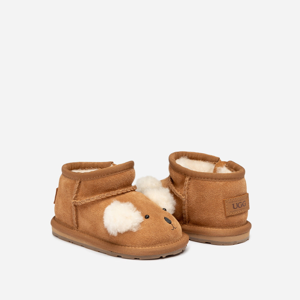 KIDS KOALA WALKER ZIP BOOTS OZWEAR UGG OB993