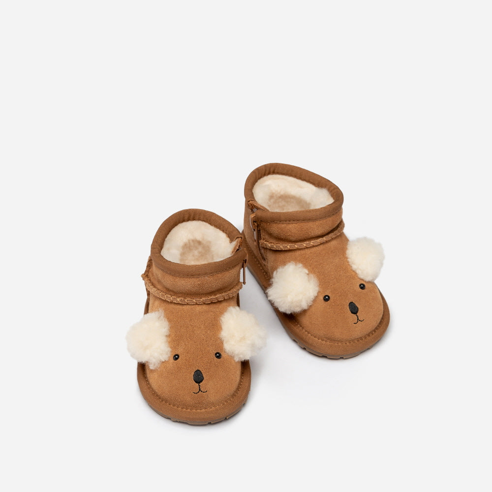 KIDS KOALA WALKER ZIP BOOTS OZWEAR UGG OB993