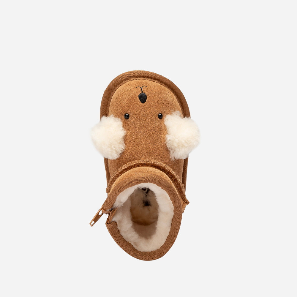 KIDS KOALA WALKER ZIP BOOTS OZWEAR UGG OB993