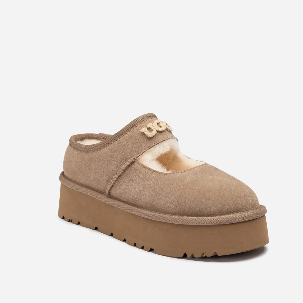 MARY JANE EMB LOGO PLATFORM OZWEAR UGG OB1000