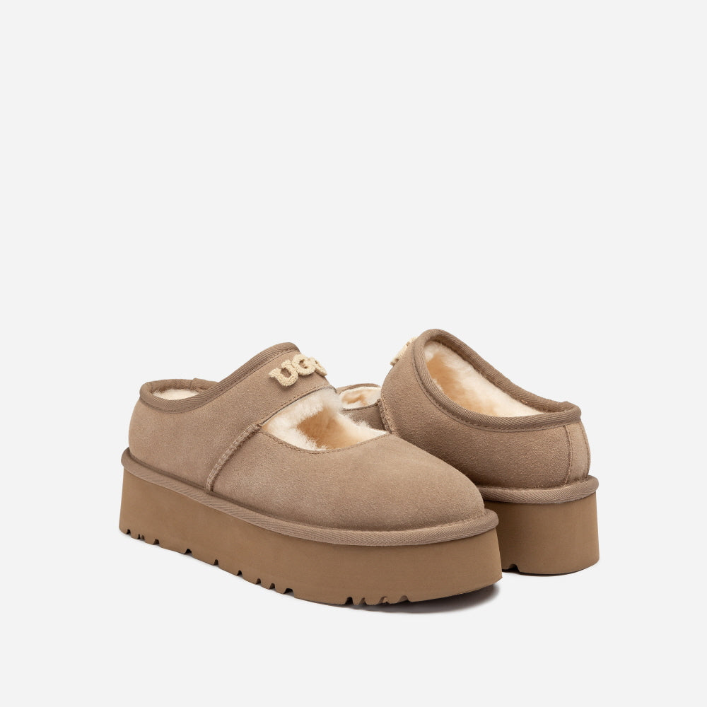 MARY JANE EMB LOGO PLATFORM OZWEAR UGG OB1000