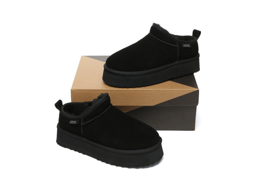 NANO CLASSIC PLATFORM ANKLE MINI BOOTS ASUGG AS3090