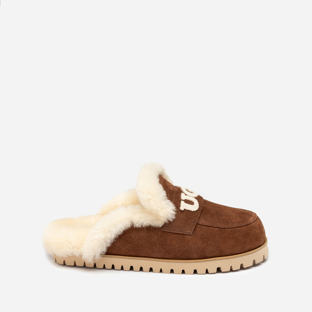 PRIYA KNIT LOGO SHEARLING SLIPPER OZWEAR UGG OB982