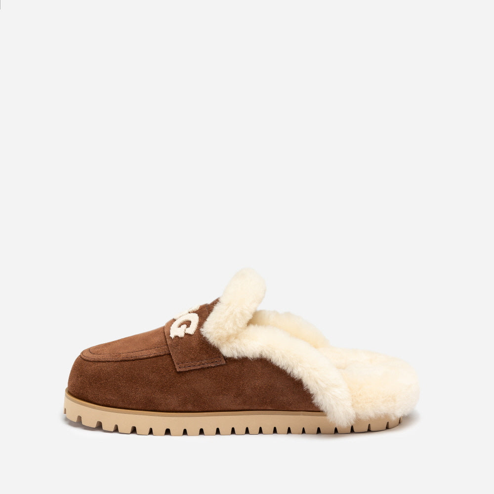 PRIYA KNIT LOGO SHEARLING SLIPPER OZWEAR UGG OB982