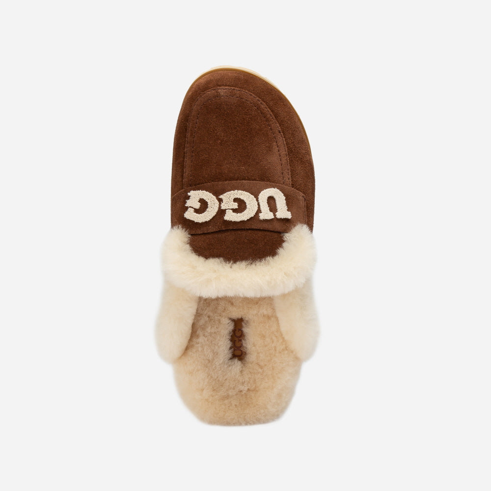 PRIYA KNIT LOGO SHEARLING SLIPPER OZWEAR UGG OB982